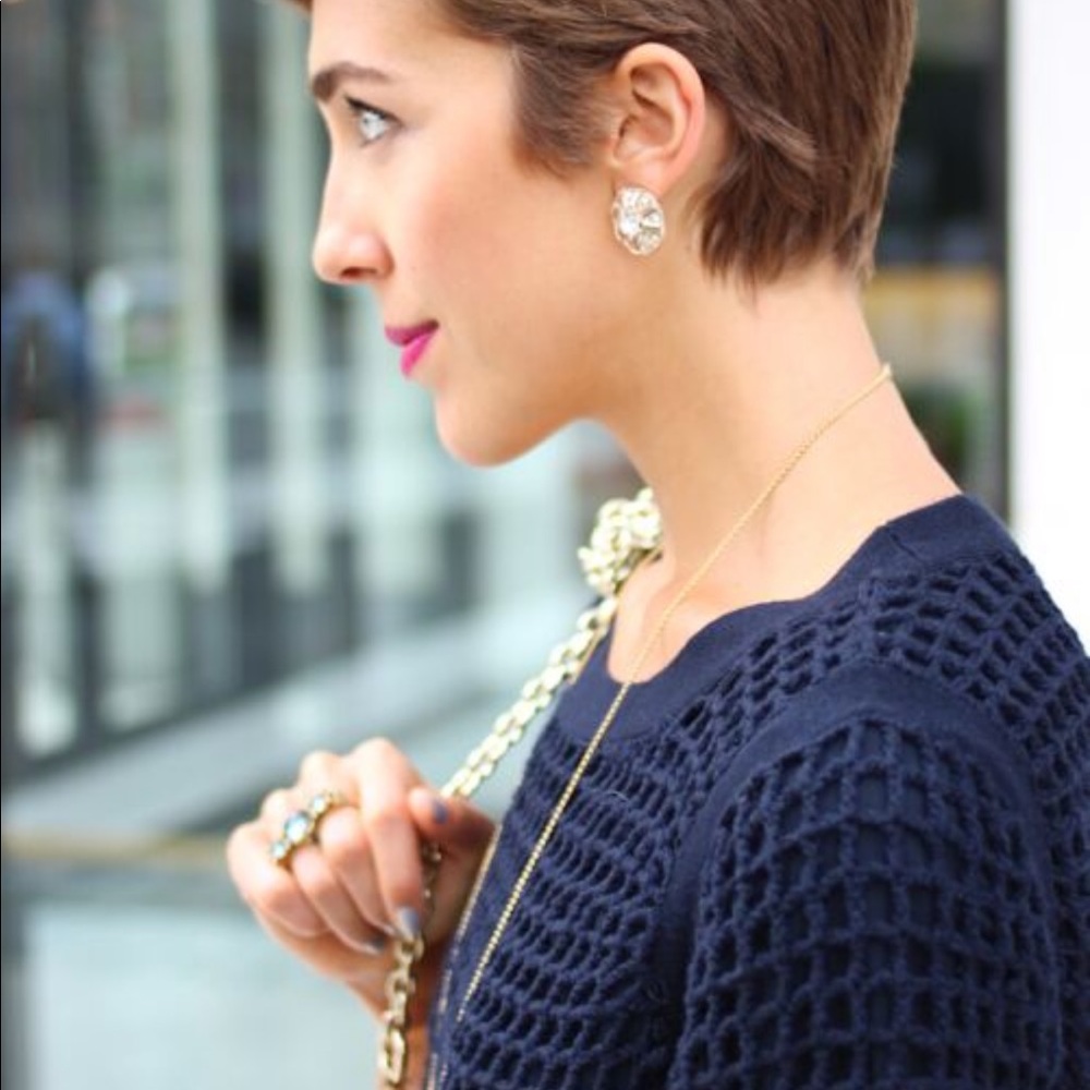 Open-weave Sweater Shell